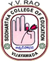 Y V Rao Siddhartha College of Education_logo